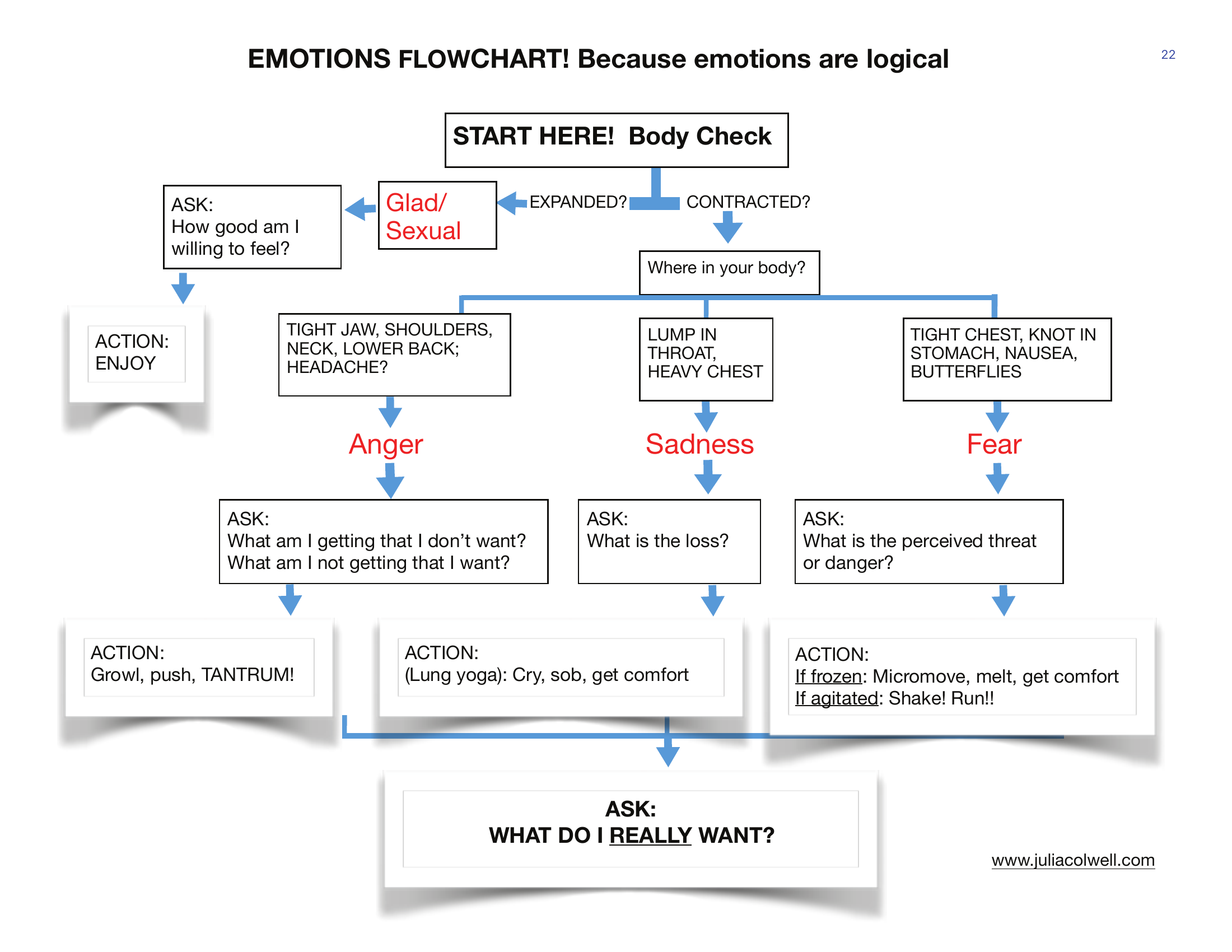 Emotions Flowchart
